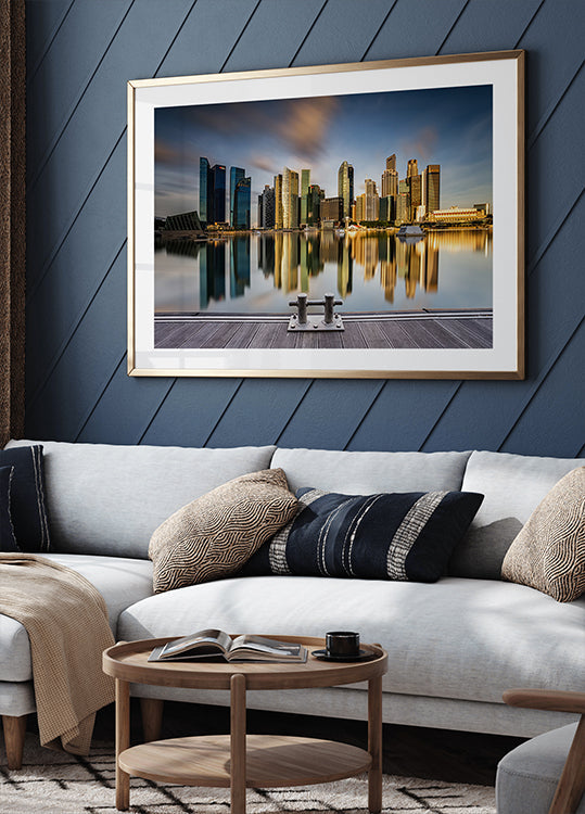 Manhã Dourada em Singapura