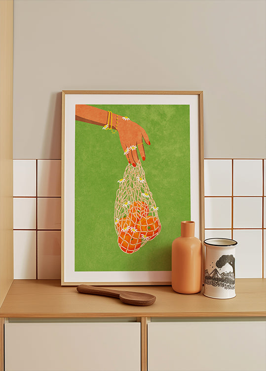 Póster Laranjas Frescas