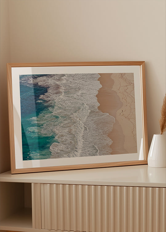 Póster Onde o oceano termina...