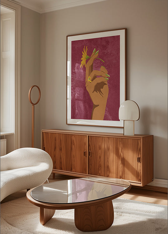 Póster Flor Fumegante