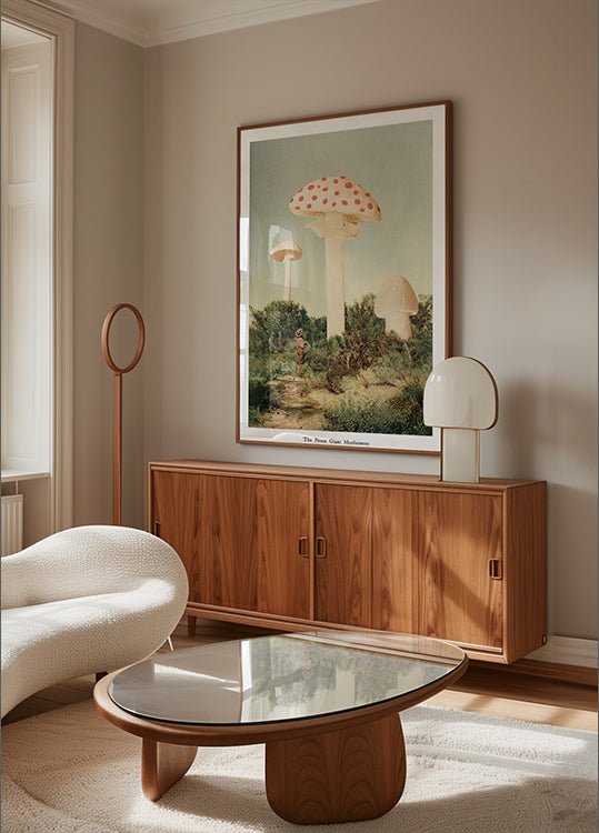 O melhor pôster de cogumelo gigante