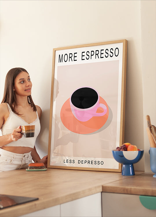 Mais Espresso Menos Depresso Poster