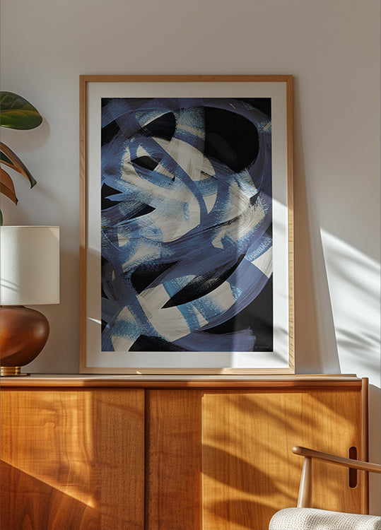 Póster Pinceladas abstratas 128