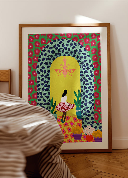 Garota Portal Floral