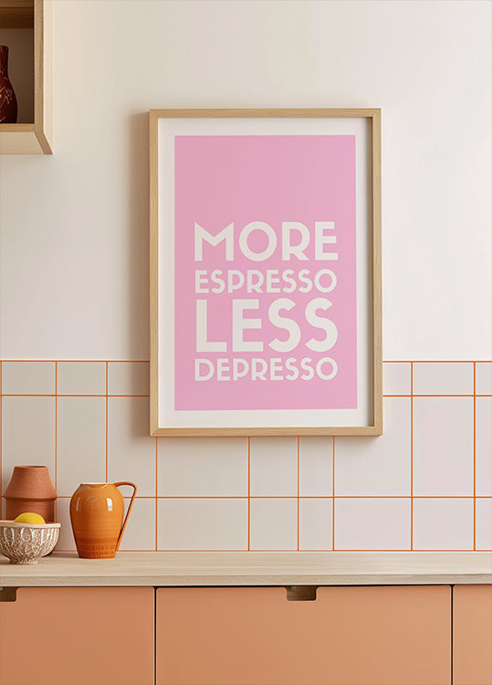 Póster Espresso Depresso