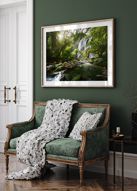 Póster Mountain stream