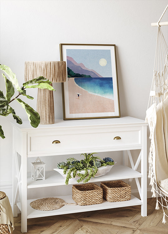 Póster Praia de surf