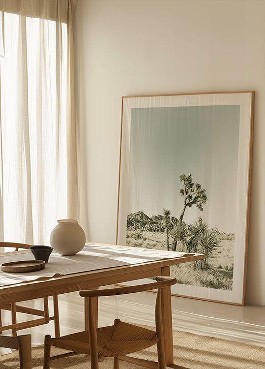 Poster Impressão Vintage do Parque Nacional Joshua Tree