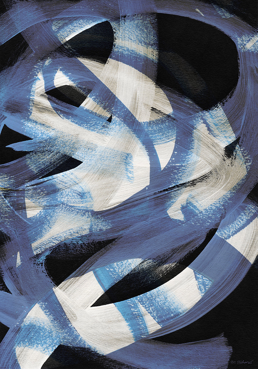 Póster Pinceladas abstratas 128