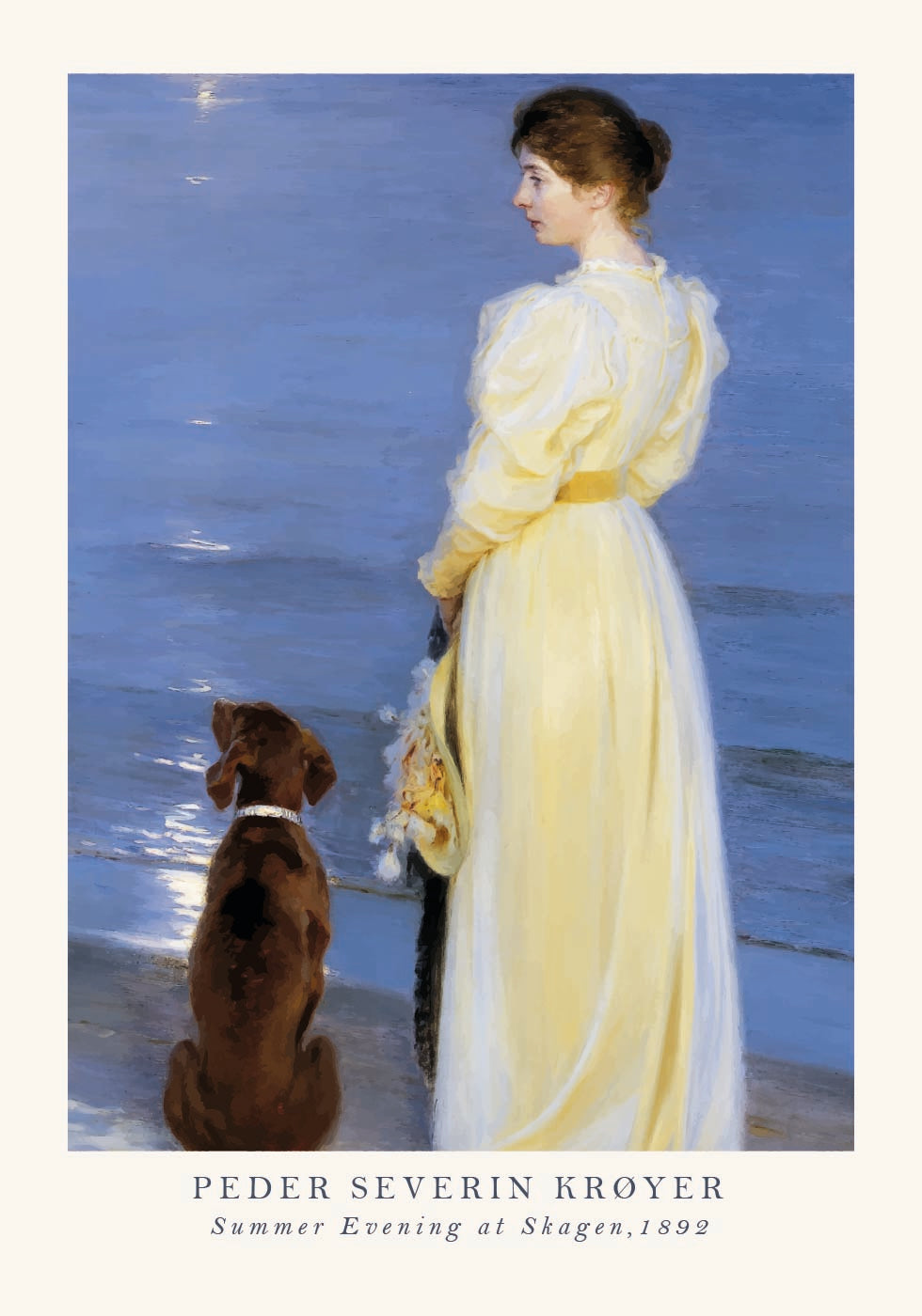 Summer Evening at Skagen, Peder Severin Krøyer Plakat - Posterbox.dk