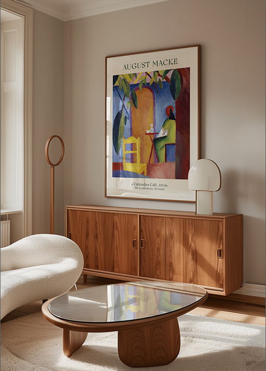 Turkish Cafe, August Macke Plakat - Posterbox.dk