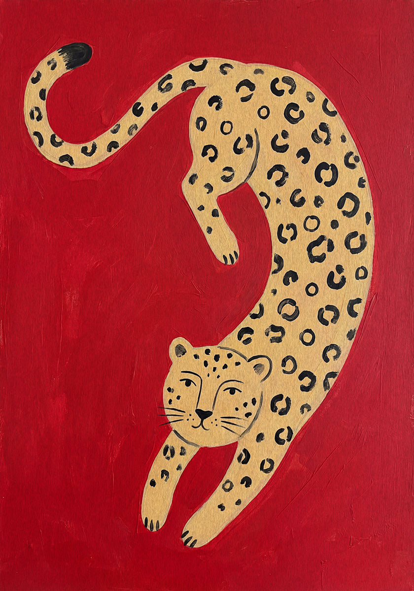 Leopard Folk Art (NEW) - Posterbox