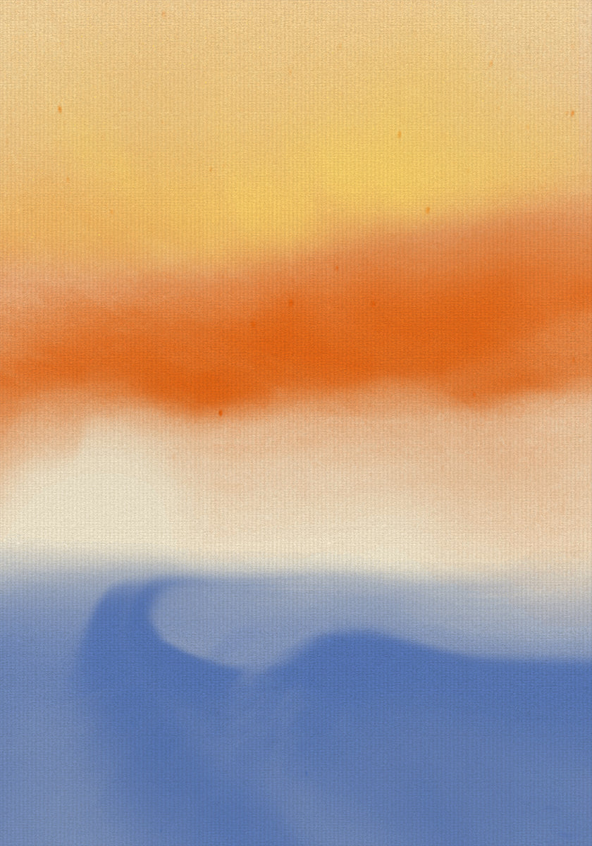 Abstract landscape in vivid colors (NEW) - Posterbox