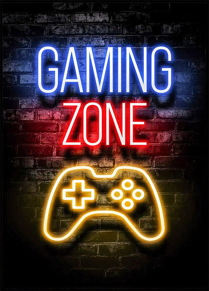 Gaming Zone Plakat - Posterbox.no