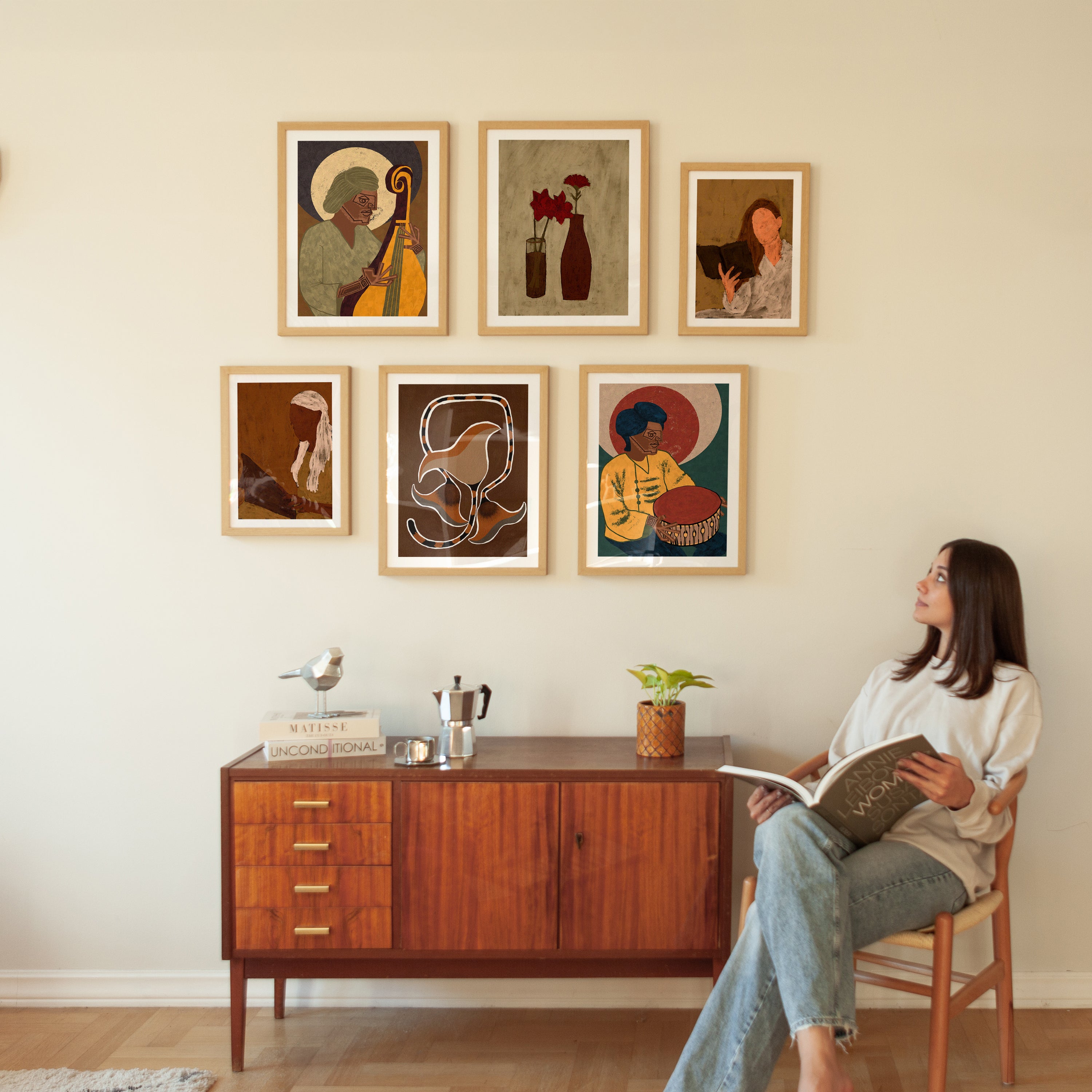 Poster Conjunto de Parede da Galeria de Arte Moderna