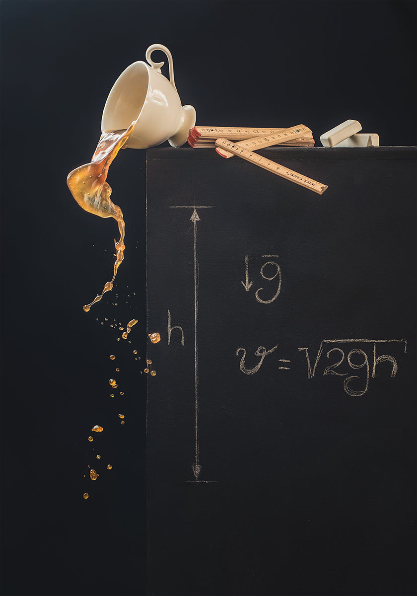 Póster Um estudo com queda livre
