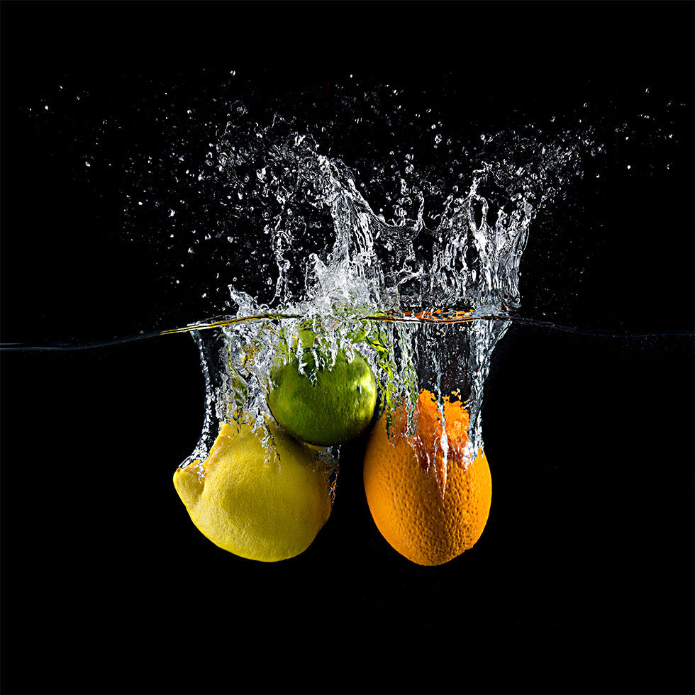 Póster Citrus Splash