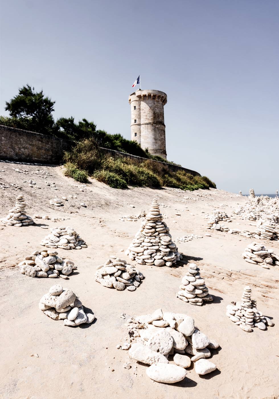 French Beach Lighthouse Plakat - Posterbox.no