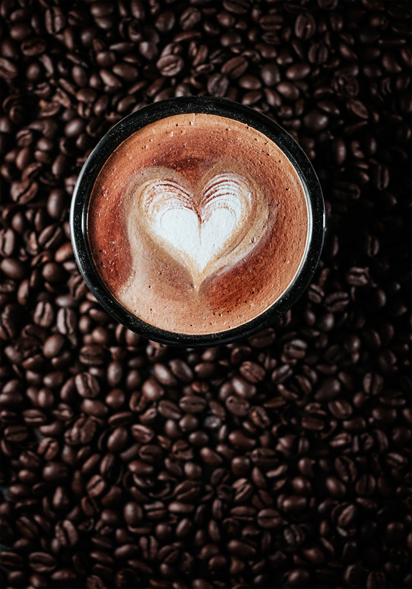 Póster love latte