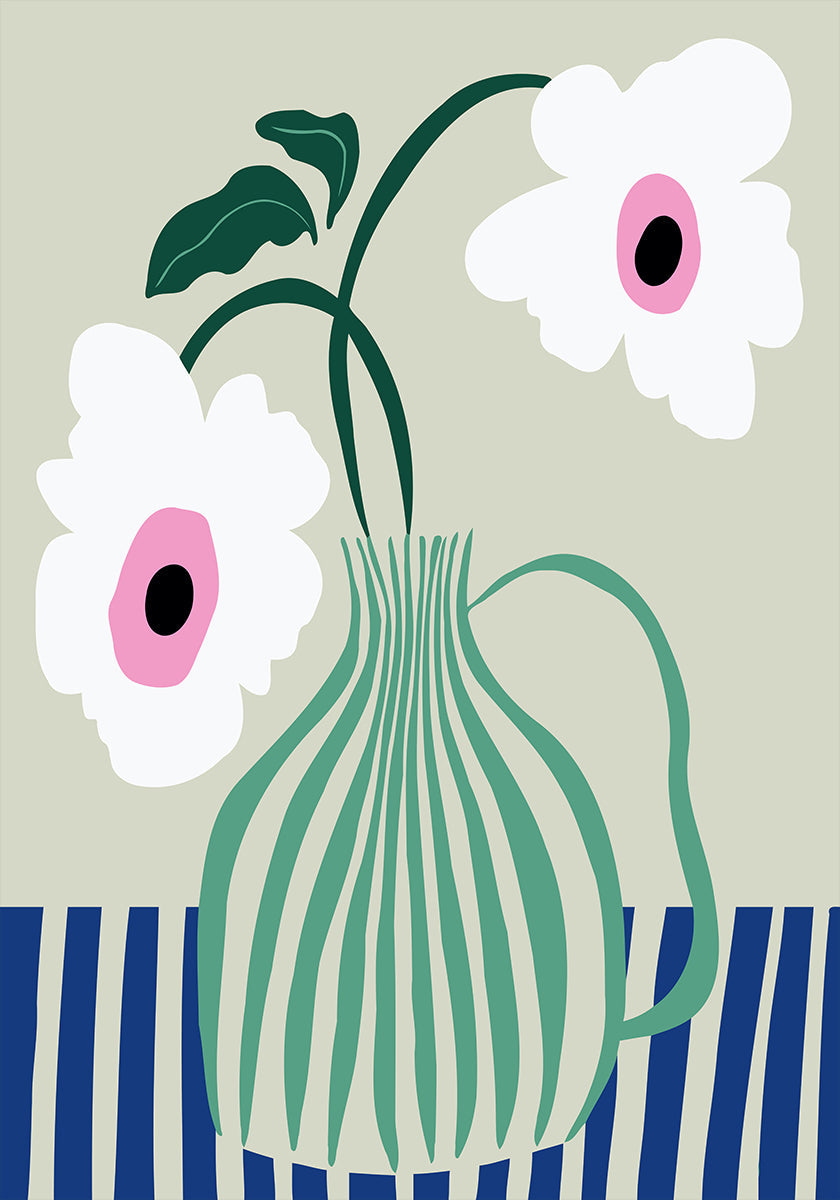 Floral Pottery Delight (NEW) - Posterbox