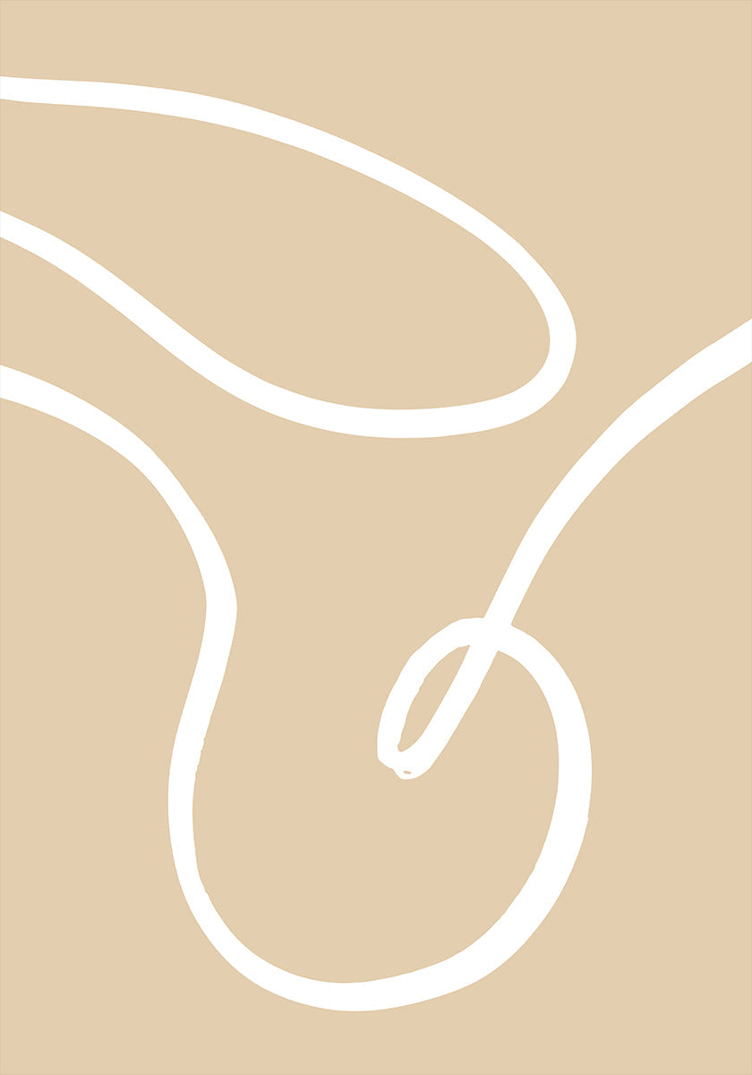 Póster Linhas Bege 02