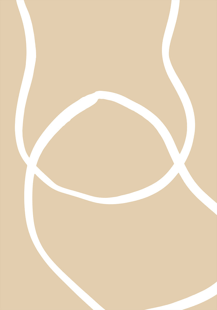 Póster Linhas Bege 04