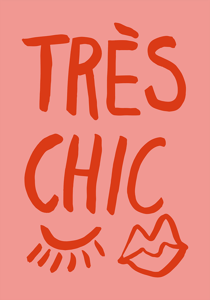Pôster Très Chic Rosa