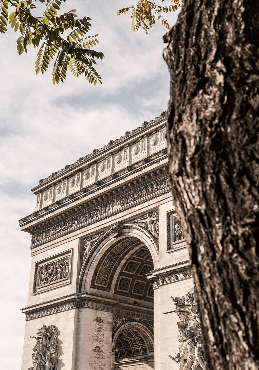 Pôster Arco do Triunfo Paris