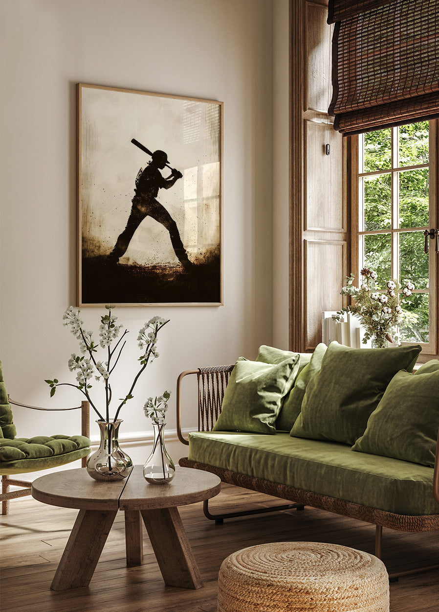 Baseball Player Plakat - Posterbox.dk