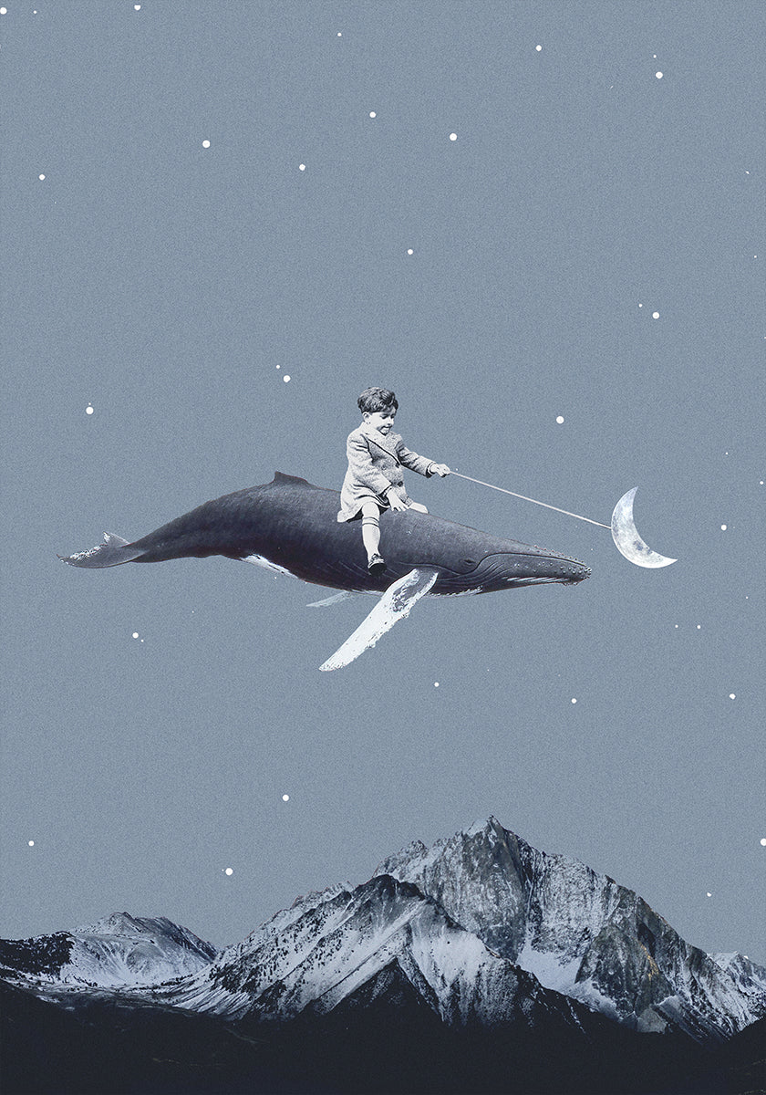 Póster Apontar para a lua