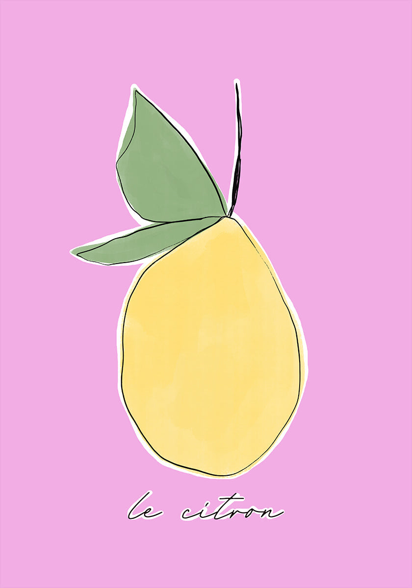 Póster Citrus Delight