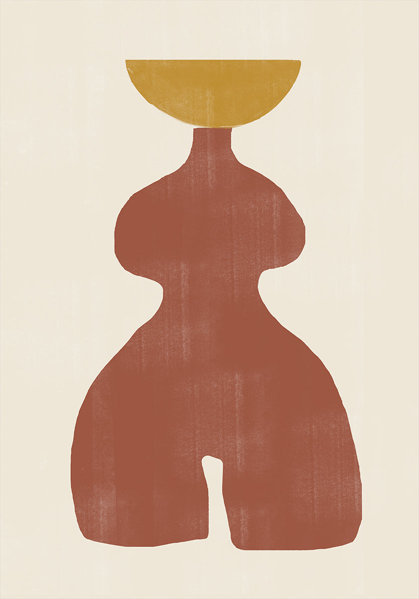Pôster de equilíbrio abstrato