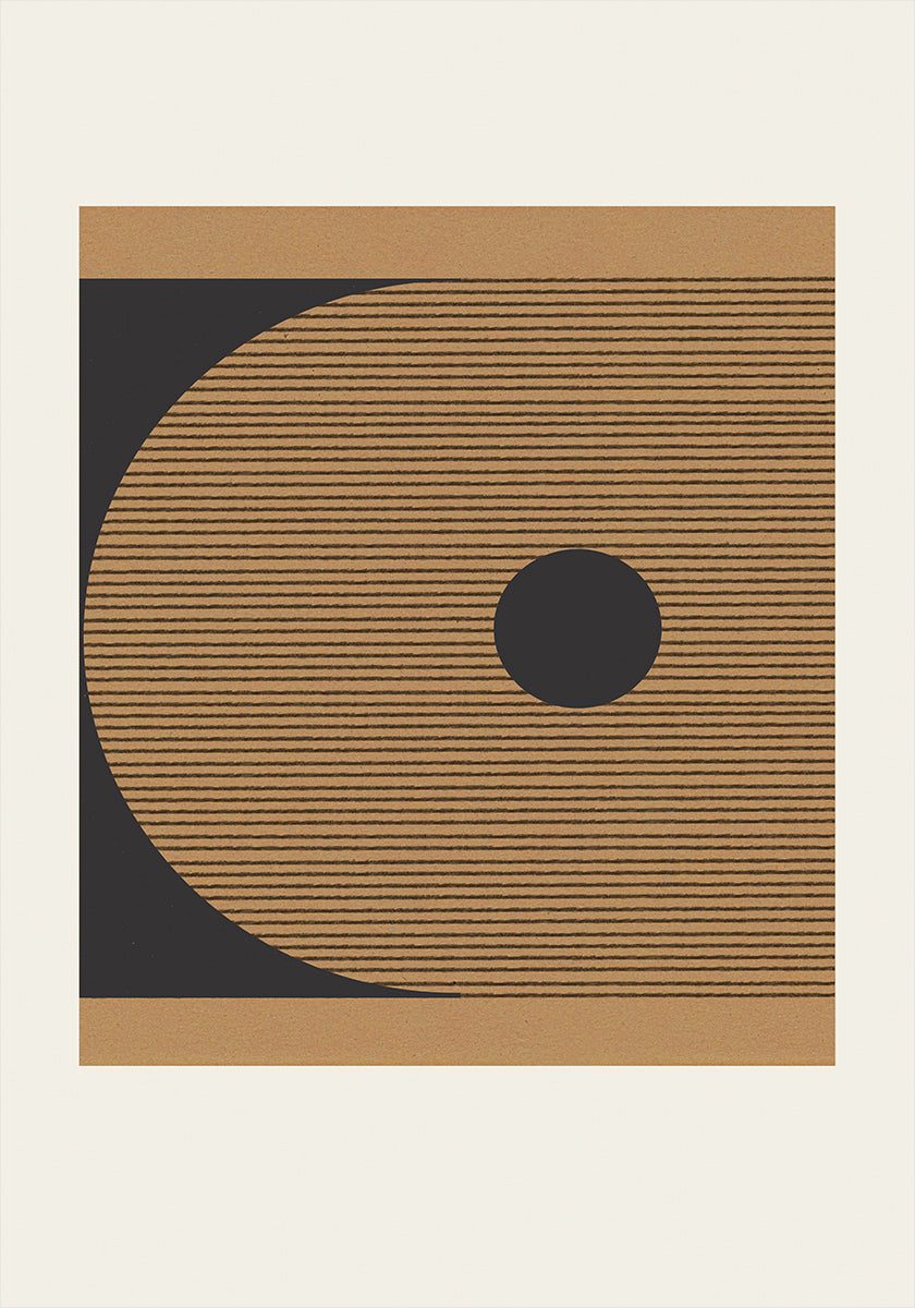 Póster Eclipse Geométrico