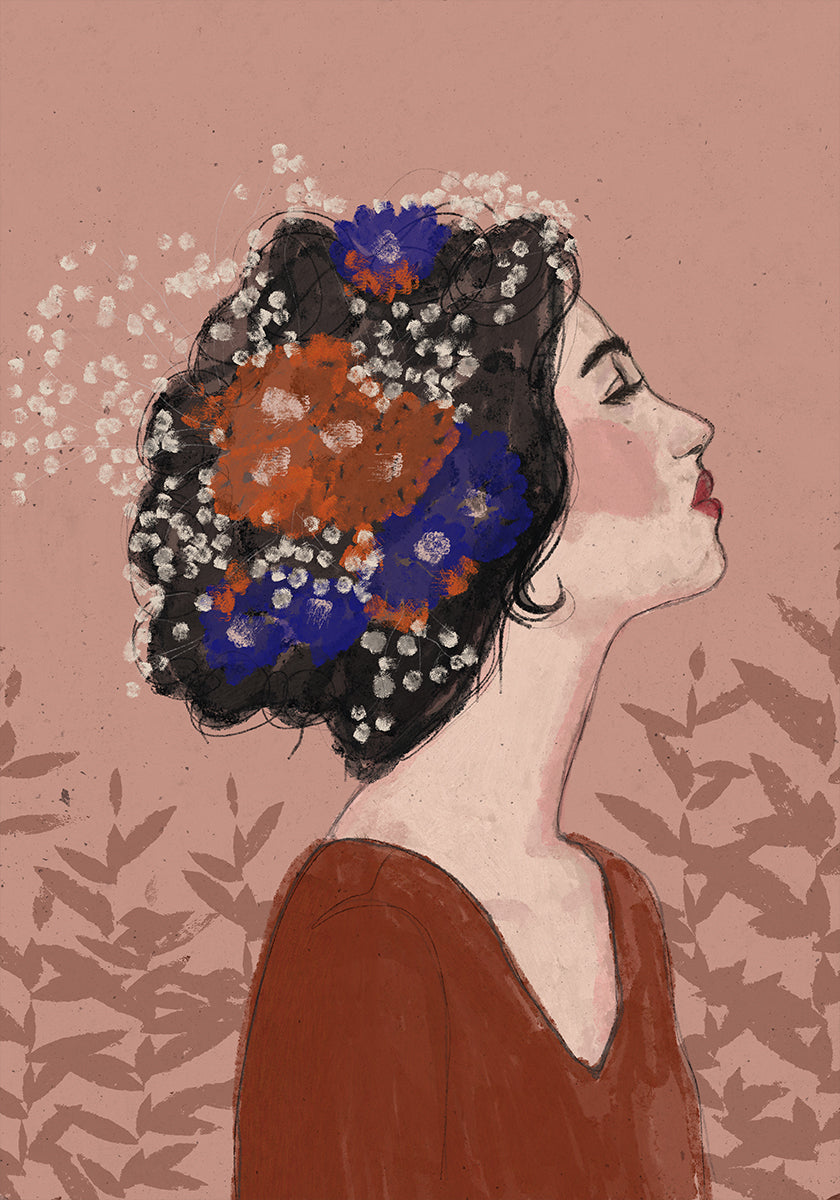 Flores no perfil