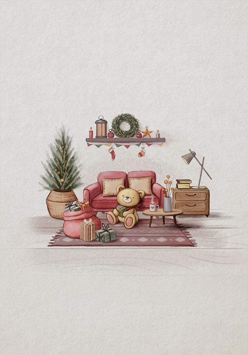 Póster Quarto aconchegante