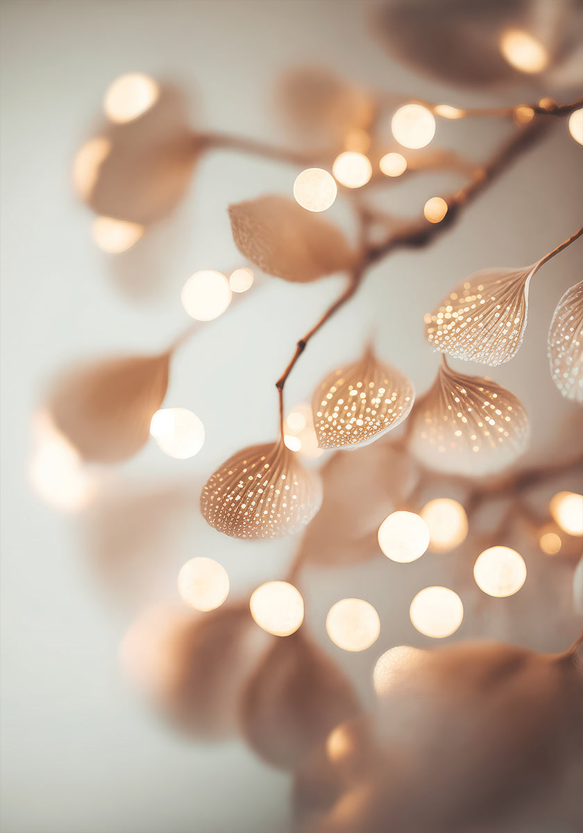 Pôster de pétalas brilhantes