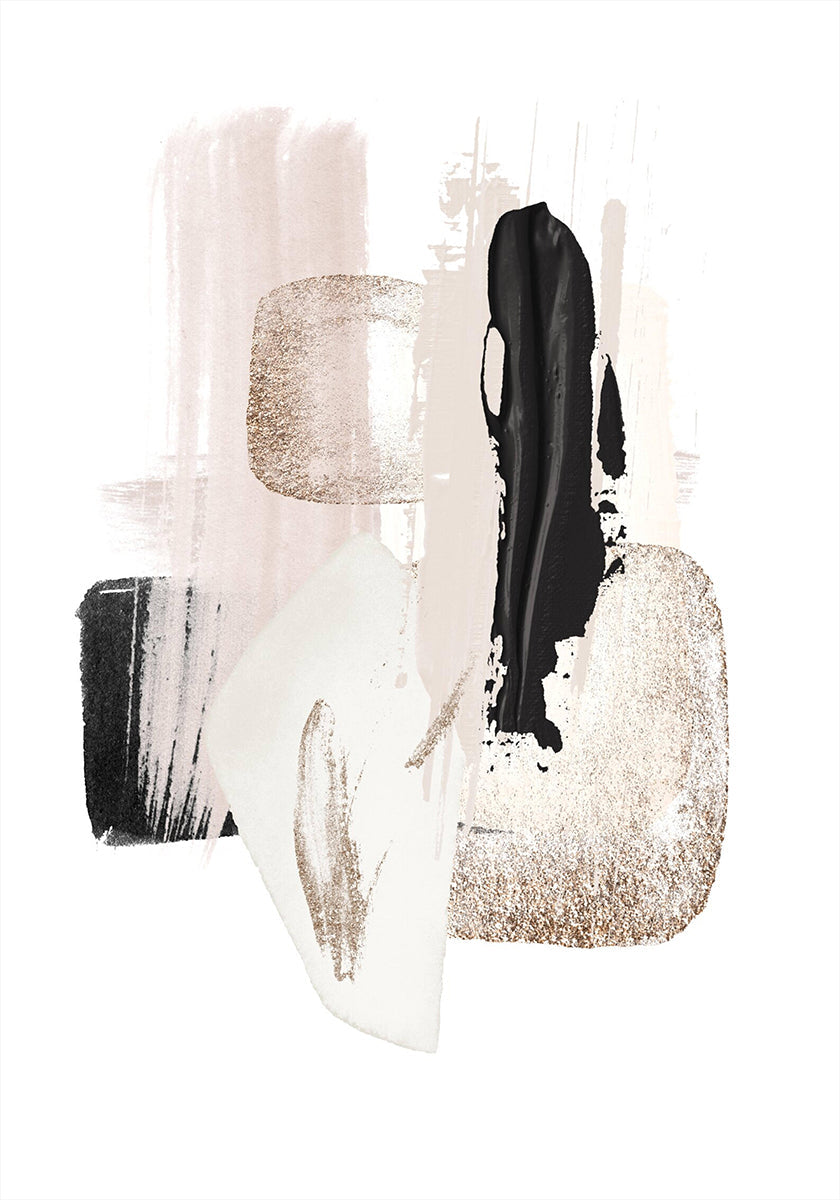 Pôster Brush Strokes-1