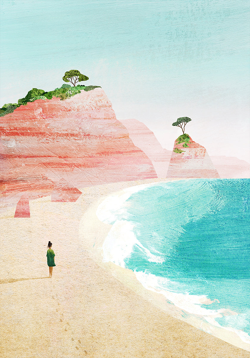 Póster Beach Girl IV