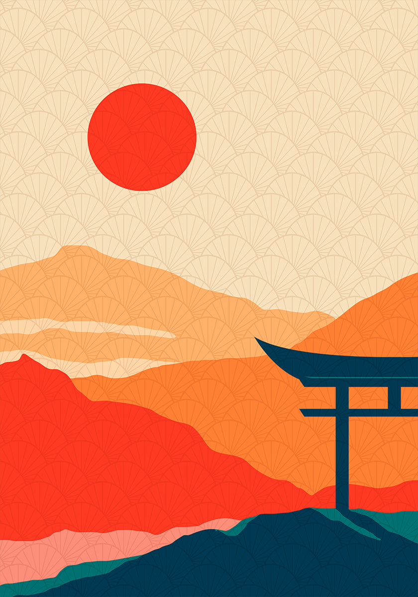 Pôster Delícia do pôr do sol