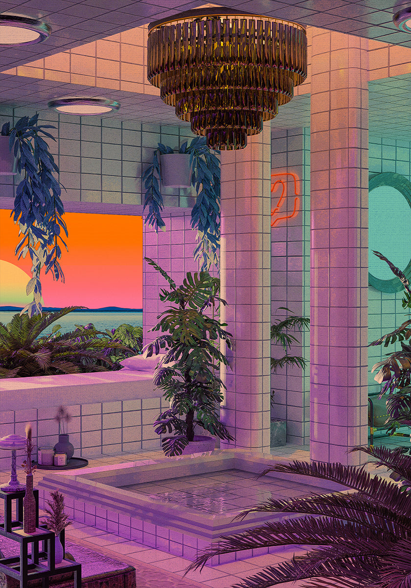 Piscina Vaporwave