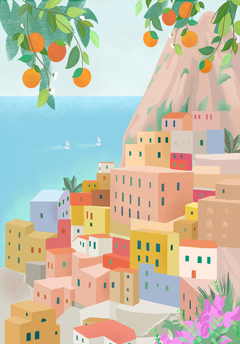 Póster Amalfi