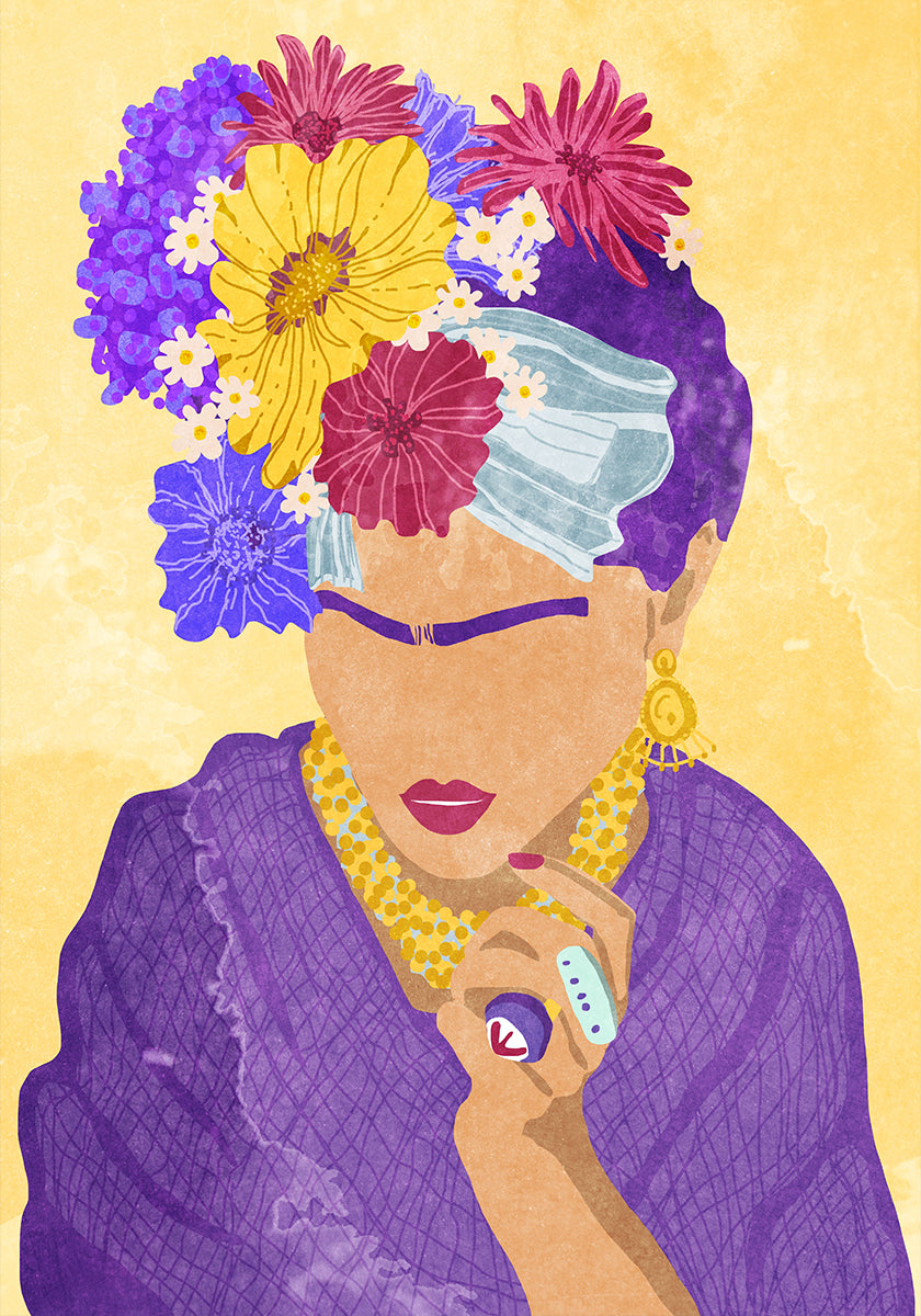 Frida e flores