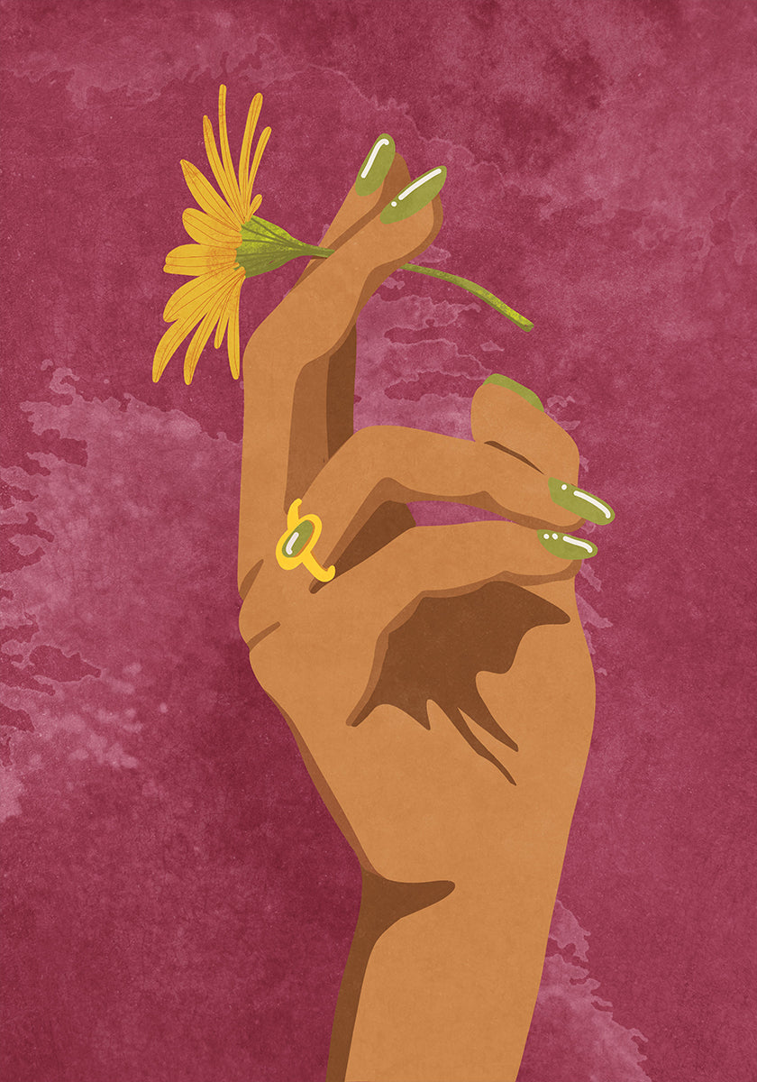 Póster Flor Fumegante