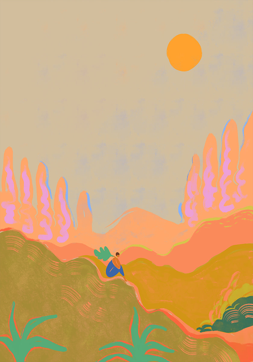 Pôster de amplos espaços abertos