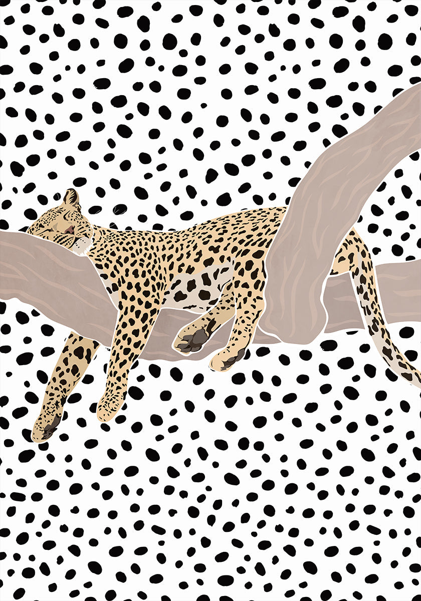 Póster Bolinhas do sono do leopardo