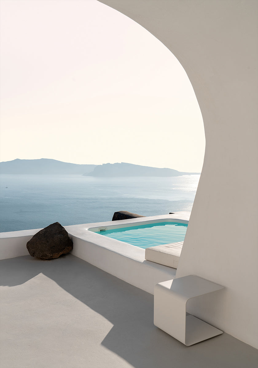 Vila Aenaon com vista para o mar