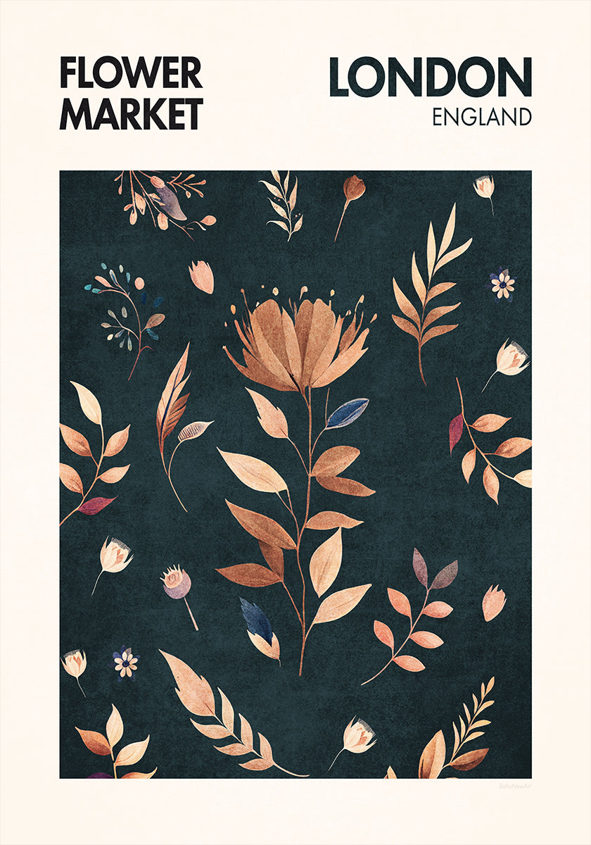 Póster Pétalas em Londres