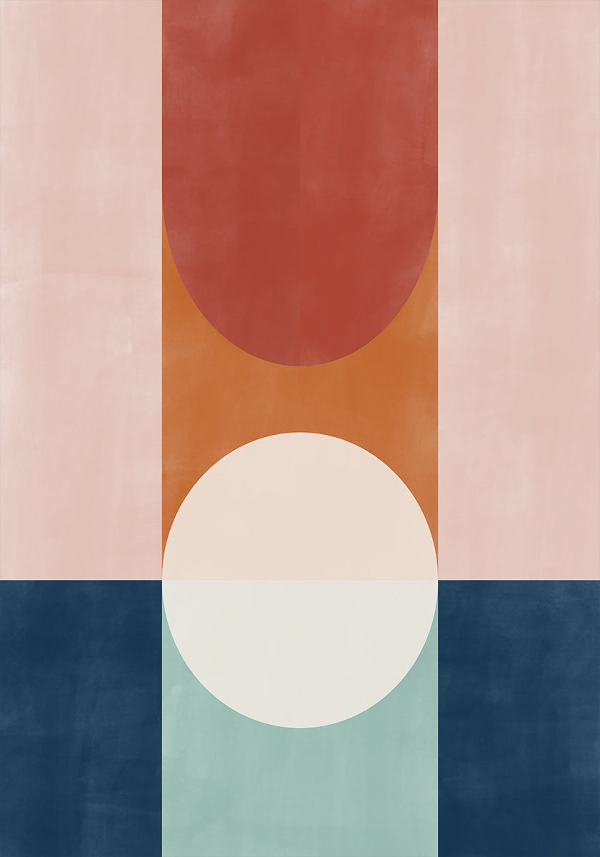 Design abstrato com formas geométricas