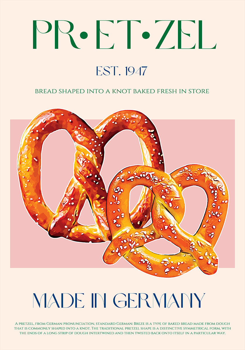 Pôster Delícia de Pretzel