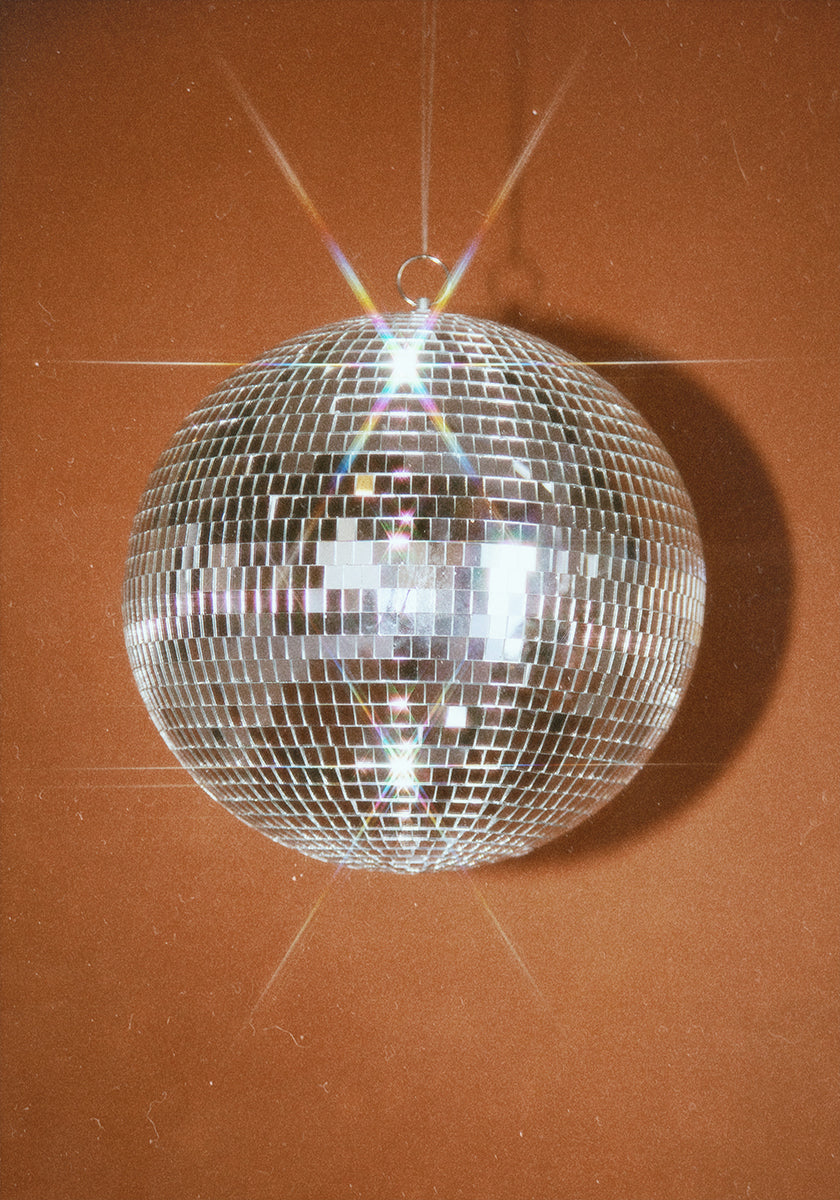 Bola de discoteca laranja (NOVO)
